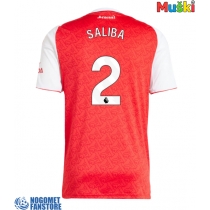 Arsenal William Saliba #2 Domaci Dres 2025-26 Kratak Rukav